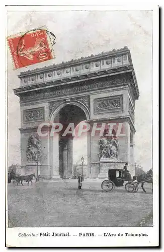 Cartes postales Collection Petit Journal Paris L'Arc de Triomphe