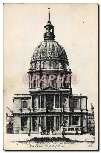 Cartes postales Paris Le Dome de l'Hotel des Invalides