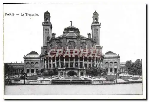 Cartes postales Paris le Trocadero