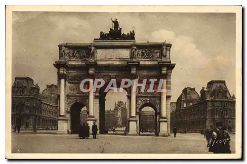 Cartes postales Paris en flanant L'Arc de Triomphe du Carrousel