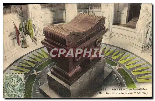 Cartes postales Paris Les Invalides Tombeau de Napoleon I de cote