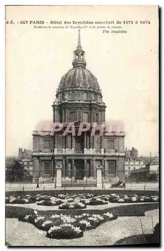 Cartes postales Paris Hotel des Invalides construit de 1671 a 1674