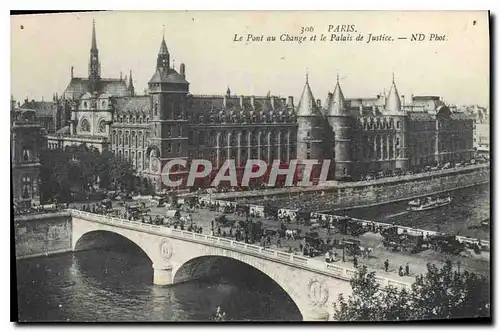 Cartes postales Paris Le Pont au Change et le Palais de Justice