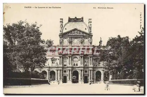 Ansichtskarte AK Paris Le Louvre et les Tuileries Pavillon Denon