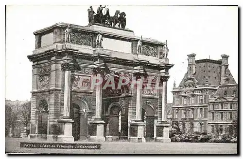 Cartes postales Paris L'Arc de Triomphe du Carrousel