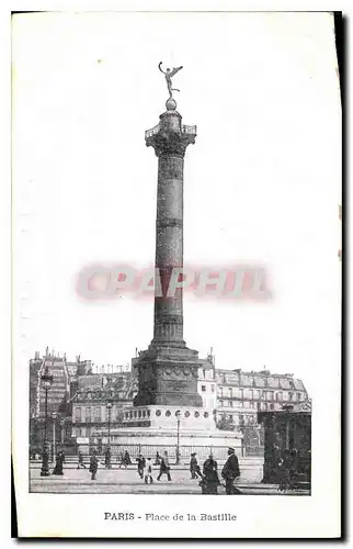 Cartes postales Paris Place de la Bastille