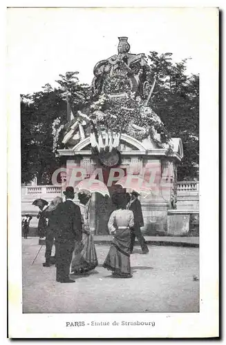 Ansichtskarte AK Paris Statue de Strasbourg