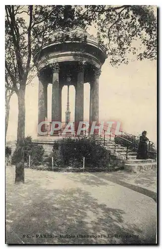 Ansichtskarte AK Paris Buttes Chaumont Le Belvedere