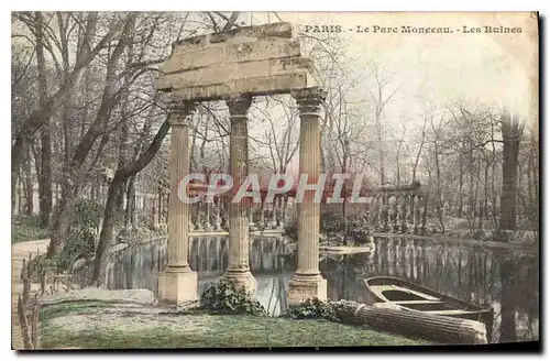 Cartes postales Paris Le Parc Monceau Les Ruines