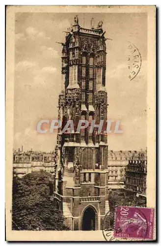 Ansichtskarte AK Les Jolis Coins de Paris La Tour Saint Jacques