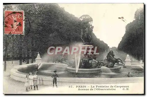 Cartes postales Paris La Fontaine de Carpeaux Avenue de l'Observatoire