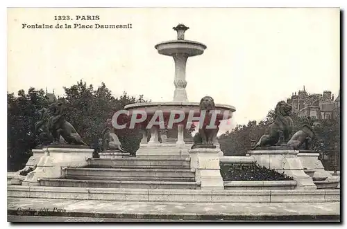 Cartes postales Paris Fontaine de la Place Daumesnil