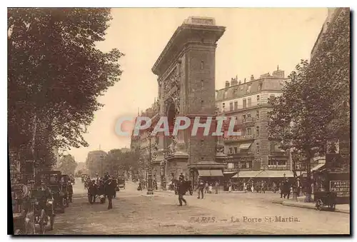 Cartes postales Paris La Porte St Martin