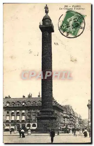 Cartes postales Paris La Colonne Vendome