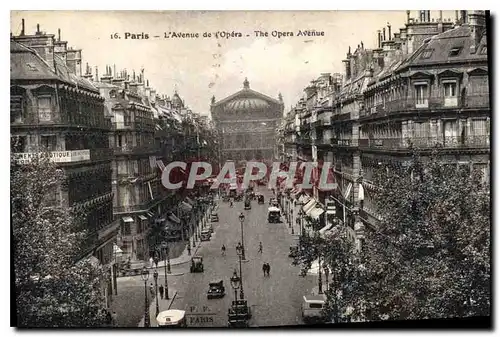 Cartes postales Paris L'Avenue de L'Opera