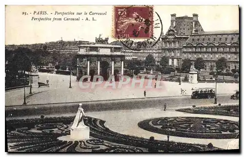 Cartes postales Paris Perspective sur le Carrousel