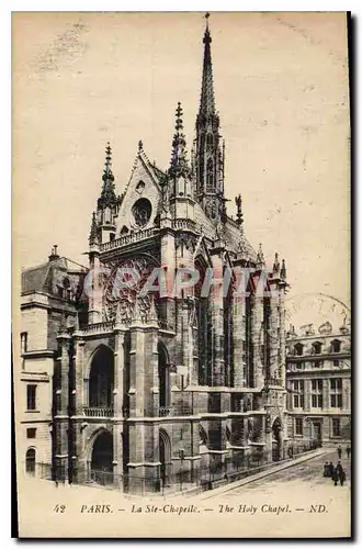 Ansichtskarte AK Paris La Ste Chapelle