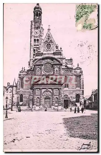 Cartes postales Paris Eglise Saint Etienne du Mont