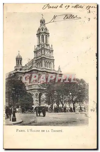 Ansichtskarte AK Paris L'Eglise de la Trinite