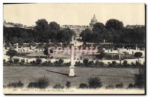 Cartes postales Paris Le Jardin du Luxembourg