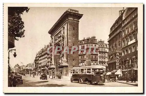 Ansichtskarte AK Les Petits Tableaux de Paris Les Grands Boulevards Porte Saint Denis Boulevard Bonne Nouvelle