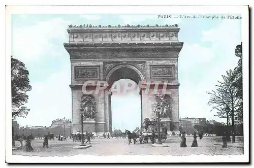 Cartes postales Paris L'Arc de Triomphe de l'Etoile