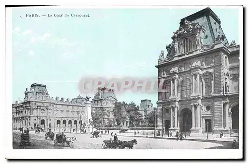 Ansichtskarte AK Paris La Cour du Carrousel