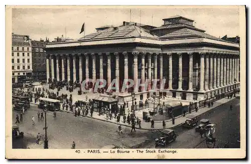 Cartes postales Paris La Bourse