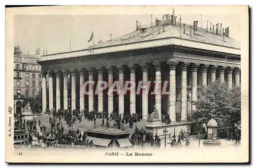 Cartes postales Paris La Bourse