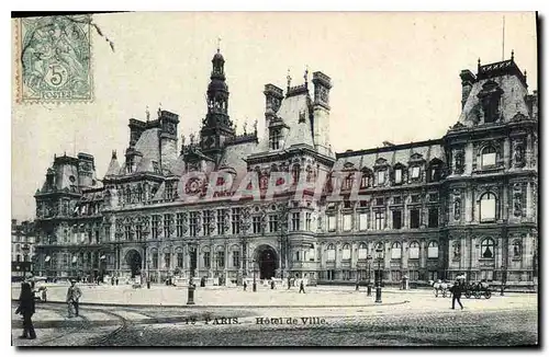 Cartes postales Paris hotel de Ville