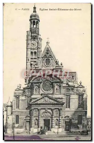 Cartes postales Paris Eglise Saint Etienne du Mont