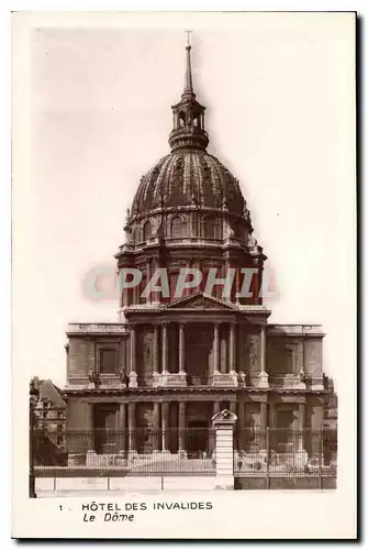 Ansichtskarte AK Hotel des Invalides Le Dome