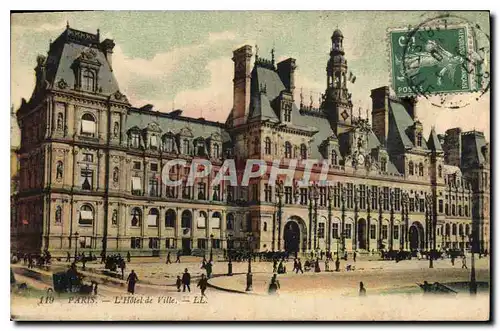 Cartes postales Paris L'Hotel de Ville