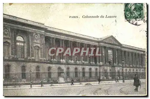 Ansichtskarte AK Paris Colonnade du Louvre