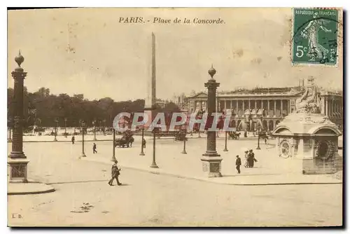 Cartes postales Paris Place de la Concorde