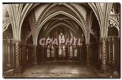 Cartes postales Paris Ste Chapelle La Crypte