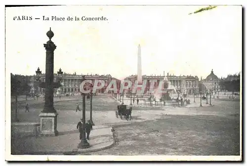 Cartes postales Paris La Place de la Concorde