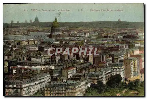 Ansichtskarte AK Paris Panorama vers les Invalides