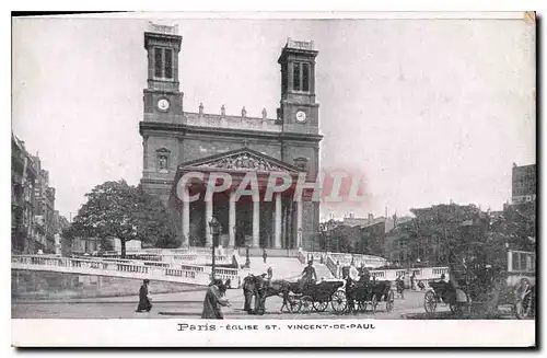 Cartes postales Paris Eglise St Vincent de Paul