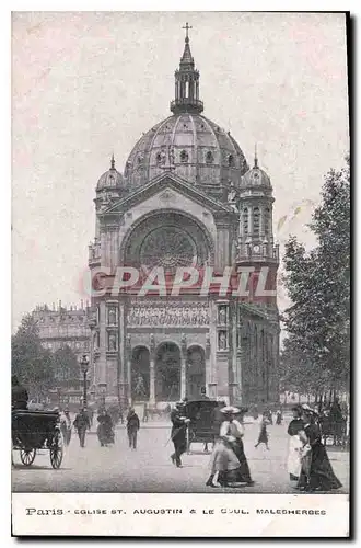 Ansichtskarte AK Paris Eglise St Augustin & Le Boul Malesherbes