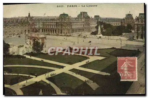 Cartes postales Paris Le Louvre