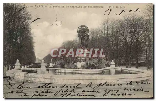 Cartes postales Paris La Fontaine de Carpeaux au Luxembourg