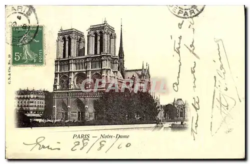 Cartes postales Paris Notre Dame