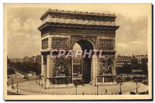 Cartes postales Les Jolis Coins de Paris L'Arc de Triomphe de l'Etoile