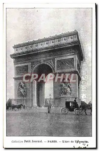 Cartes postales Collection Petit Journal Paris L'Arc de Triomphe