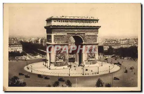 Ansichtskarte AK Paris en flanant L'Arc de Triomphe et la Place de L'Etoile