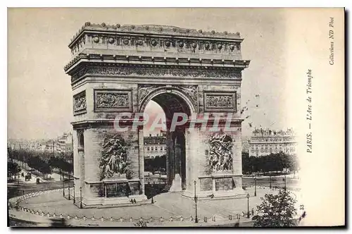 Cartes postales Paris l'Arc de Triomphe