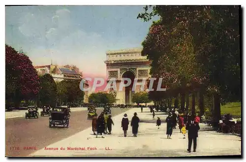 Cartes postales Paris Avenue du Marechal Foch