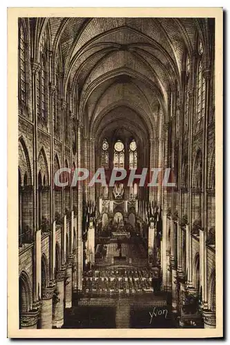 Ansichtskarte AK Paris en Flanant Note Dame interieur de la Cathedrale