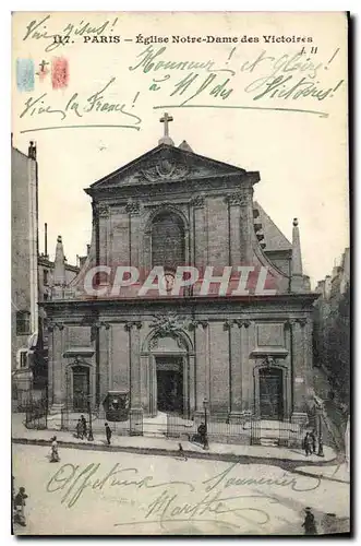 Cartes postales Paris Eglise Notre Dame des Victores